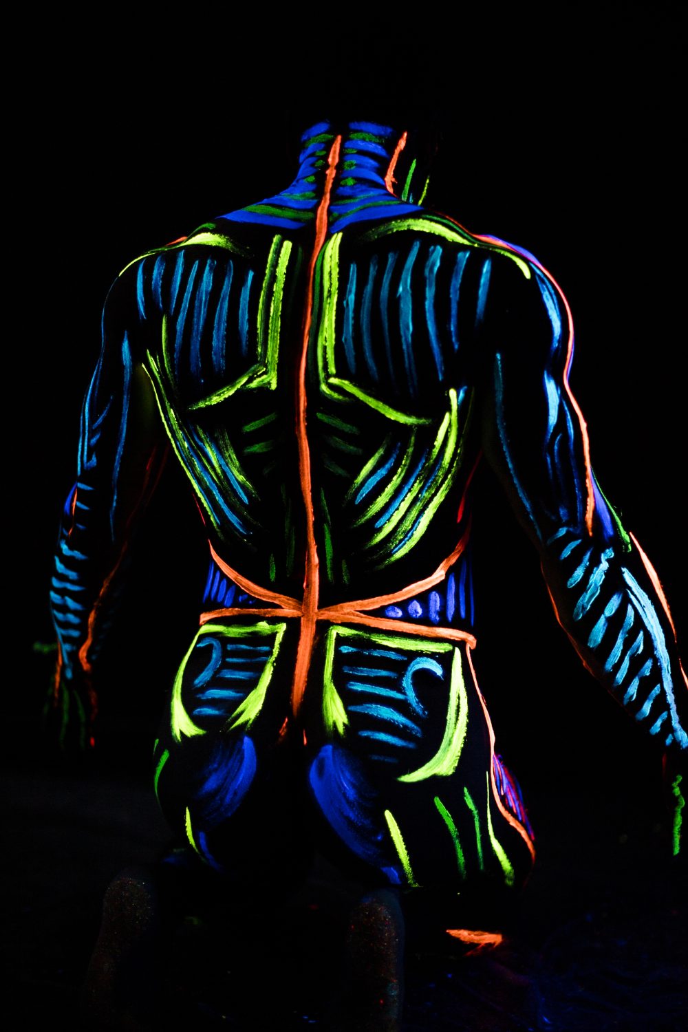 Paint Express — Bodypainting, Damien Murer