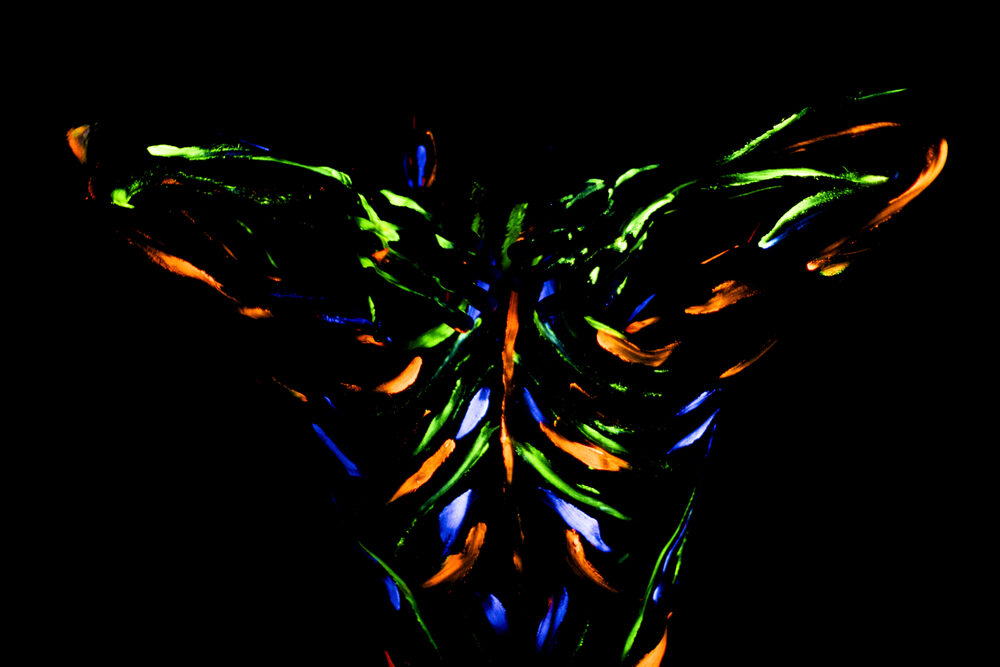 Paint Express — Bodypainting, Damien Murer