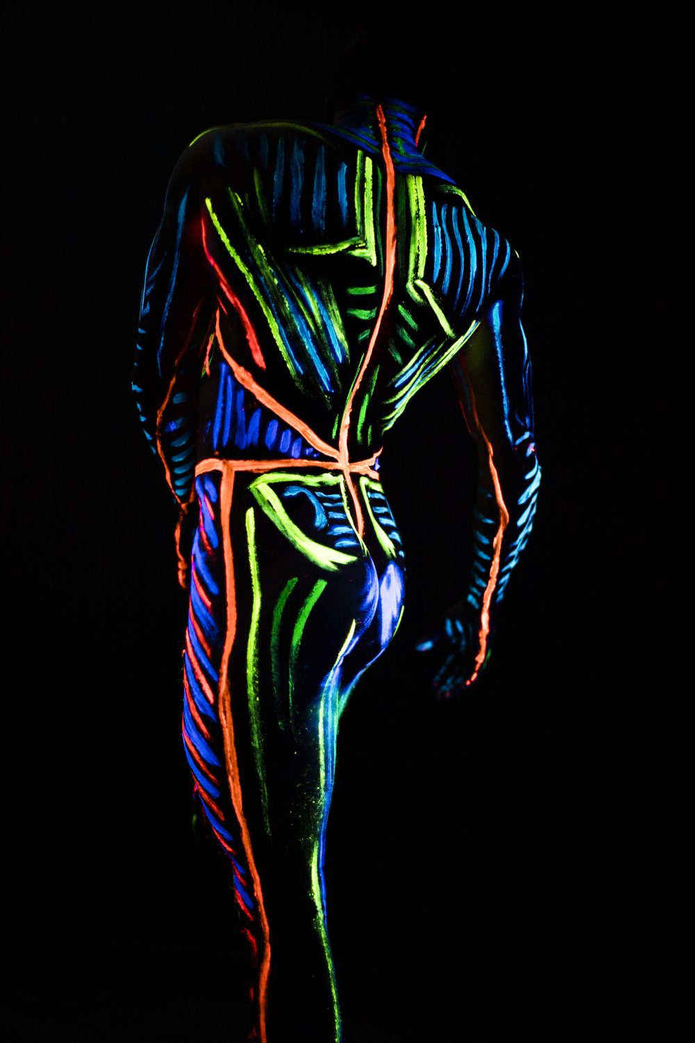 Paint Express — Bodypainting, Damien Murer